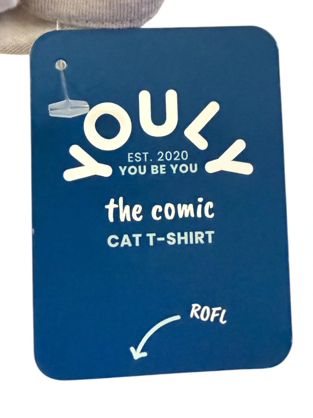 Youly Comic Cat T-Shirt “You’ve Gotta Be Kitten Me” One Size NWT